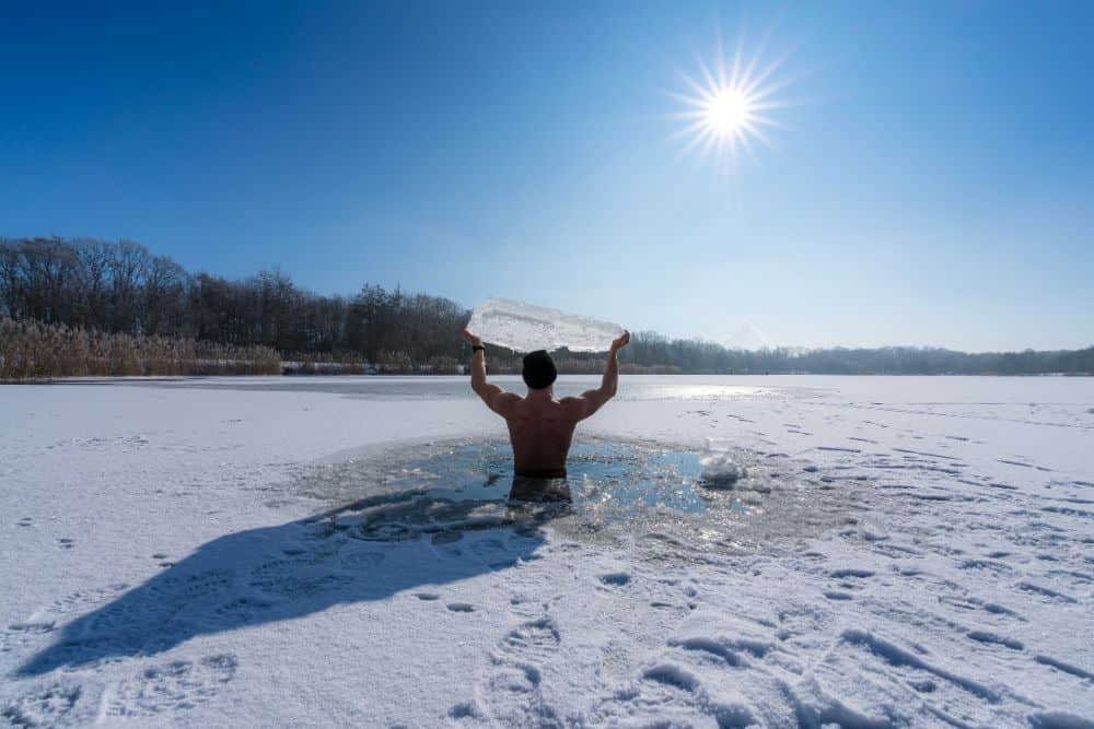 Eisbaden f&uuml;r braunes Fettgewebe