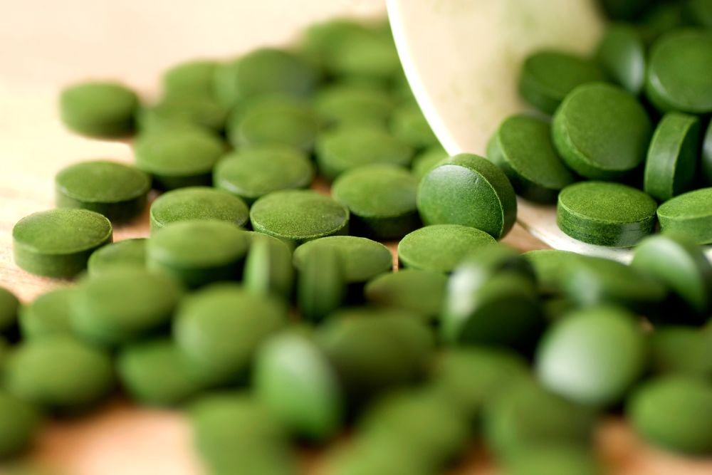 Chlorella in Tablettenform