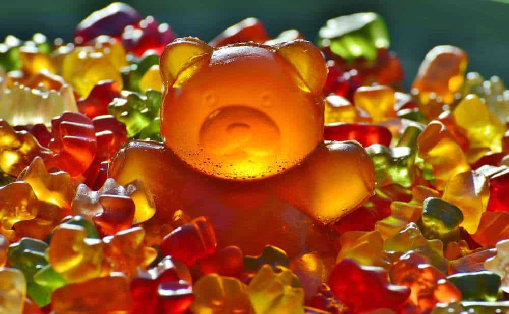 Gummib&auml;rchen in Nahaufnahme